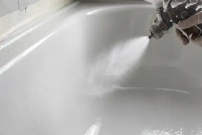 A controlled spray, not a brush